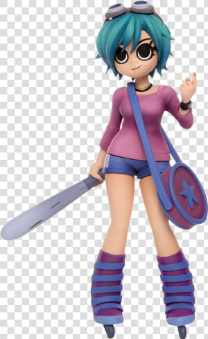 Transparent Scott Pilgrim Png   Ramona Flowers Blue Hair  Png Download