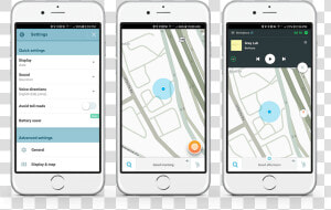 Waze App With Settings And Spotify Access   Iphone  HD Png Download