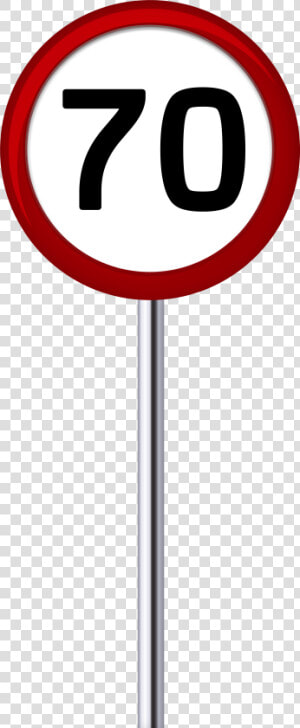 Traffic Sign Speed Limit 70 Png Clip Art   Traffic Sign Clipart Png  Transparent Png