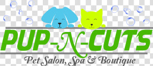 Pup N Cuts Logo   Cartoon  HD Png Download