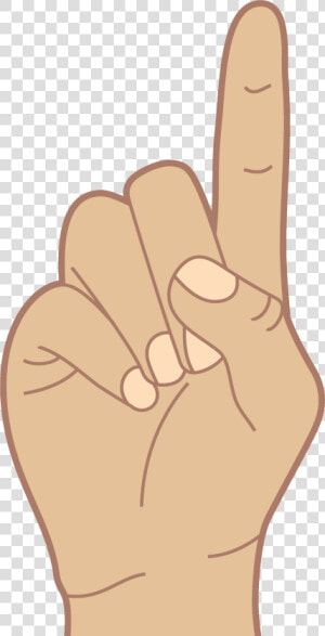 Don T Forget Finger Png   Sign Language Number 1  Transparent Png