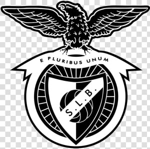 Benfica Logo Black White   Png Download   Estádio Da Luz  Transparent Png