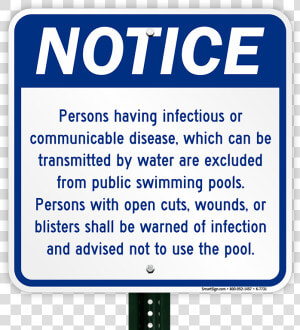 Swimming Pool Notice  HD Png Download