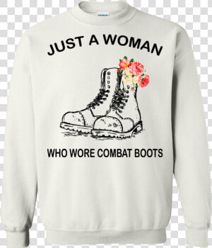 Just A Woman Who Wore Combat Boots Shirt  Hoodie   Just A Girl Who Loves Luke Bryan Sweatshirt  HD Png Download