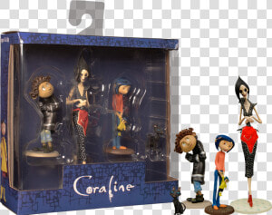 ‘best Of’ Coraline 4” Pvc Figure 4 pack   Coraline Other Mother Figure  HD Png Download