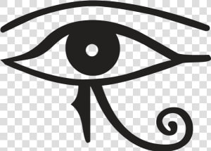 Ancient Egypt Eye Of Horus Egyptian Hieroglyphs   Egyptian Things To Draw  HD Png Download