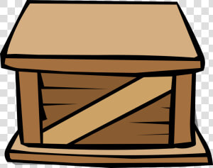 Wooden Club Penguin Wiki   Crate Clipart Png  Transparent Png