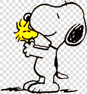 Snoopy Kisses Woodstock By Bradsnoopy97   Snoopy And Woodstock Transparent  HD Png Download