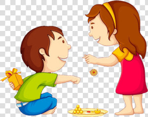 Raksha Bandhan Clipart  HD Png Download