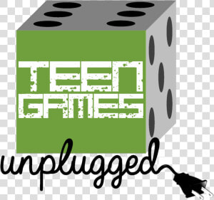 Teen Games Unplugged Dice Logo   Teen Game Day  HD Png Download