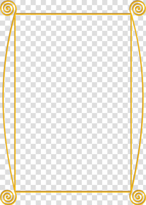 Transparent Fancy Underline Png   Simple Gold Frame Png  Png Download