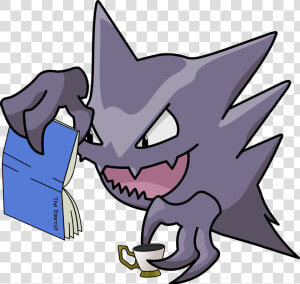 Haunter Pokedex Fanart  HD Png Download