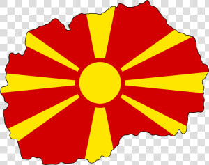 Macedonia Flag Shape  HD Png Download