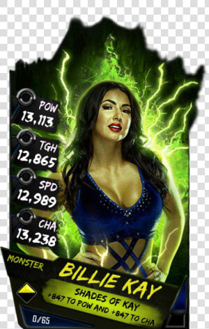 Supercard Billiekay S4 16 Beast   Wwe Supercard Billie Kay  HD Png Download