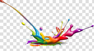 Colorful Colors Paint Splash Splashed Vector   Transparent Splash Background Png  Png Download