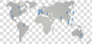 Web Hosting Performance Monitoring World Locations   Map Of Hot Springs In The World  HD Png Download