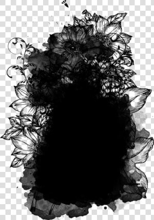   Silhouette Vector File Free Public Domain Stock Photo   Floral Design  HD Png Download