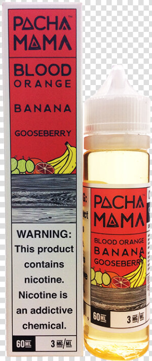 Pacha Mama Blood Orange Banana Gooseberry 60ml   Electronic Cigarette  HD Png Download