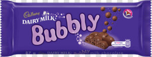 Cadbury Dairy Milk Bubbly   Cadbury Bubbly Chocolate Bar  HD Png Download