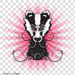 Badass Honey Badger Art  HD Png Download