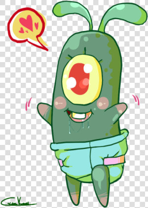 Spongebob Squarepants Baby Plankton  HD Png Download