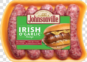 Johnsonville Irish O Garlic Sausage  HD Png Download