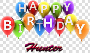 Hunter Happy Birthday Balloons Name Png   Happy Birthday Avleen Cake  Transparent Png