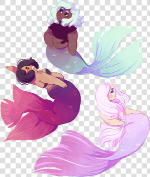 Cute Mythical Creature Drawings Of Mermaid  HD Png Download