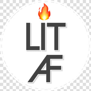 Circle Lit Litaf Fire Logo Text Circle   Circle  HD Png Download