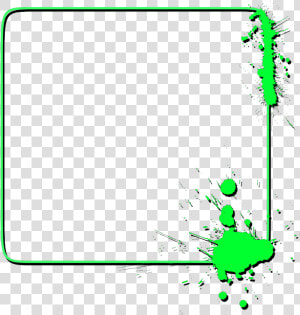 Ftestickers Frame Border Square Paintsplatter Neon   Border Square Frame Png  Transparent Png