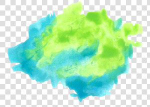 Paint Blue And Yellow Png   Png Download   Green Color Water Paint  Transparent Png