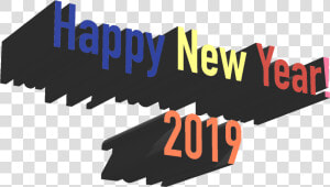 Happynew Year 2019 Dribbble Image 2019 Digital Art   Graphic Design  HD Png Download