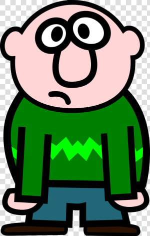 Man  People  Bored  Unhappy  Cartoon  Human  Face   Cartoon Sad Person Png  Transparent Png