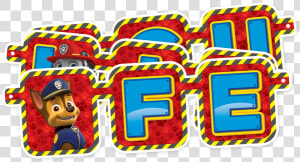 Letrero Feliz Cumpleaños Paw Patrol   Feliz Cumpleaños Paw Patrol Para Imprimir  HD Png Download