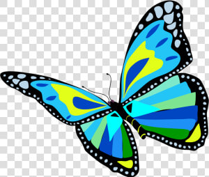 Flying Butterfly Png Images   Colorful Flying Butterfly Clipart  Transparent Png