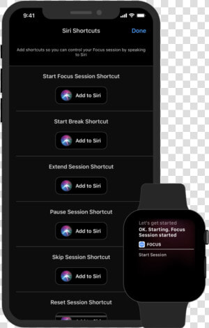 Focus 5 1 Siri Shortcuts  HD Png Download