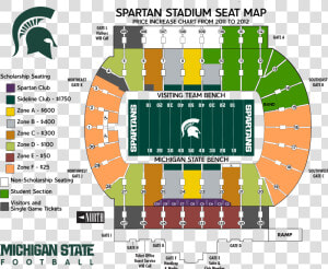 Section Spartan Stadium Seating Chart  HD Png Download