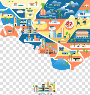 Map Illustration Jing Zhang  HD Png Download