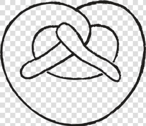 Pretzel Roll Icon   Line Art  HD Png Download