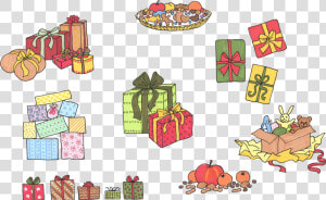 Assortment Of Gifts And Presents Clip Arts   선물 상자 선물 일러스트  HD Png Download