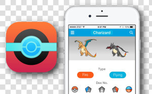 App Icon For The Pokédex App Displayed Alongside The   Pokedex In A Web Examples  HD Png Download