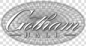 Gothamhall Logowhite   Emblem  HD Png Download