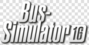 Bus Simulator   Bus Simulator 16 Logo  HD Png Download