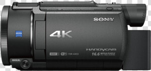 Ax53 4k Handycam   Sony Fdr Ax53 Camera Sony Handycam  HD Png Download