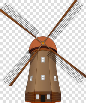 Windmill Large Png Clip Art   Wind Mill Clipart  Transparent Png