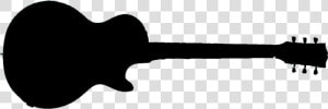 Les Paul Silhouette   Les Paul Guitar Silhouette  HD Png Download