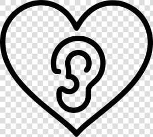 Love Heart Sound Ears Promises Loving   Heart  HD Png Download