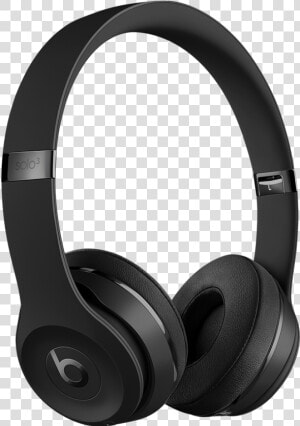 Matte Black   Beats Solo 3 Black  HD Png Download