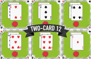 Two Cards Versions That Creates A 12 At Blackjack  HD Png Download