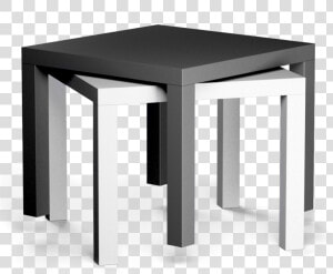 Lack Side Table Black And White3d View Class Mw 100   Ikea Lack Black And White  HD Png Download